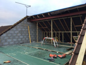 Cheshunt Loft Conversion - Roof Off